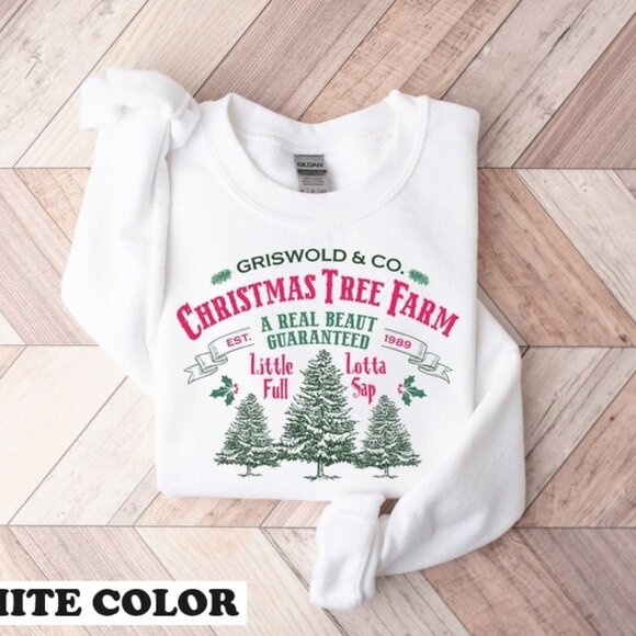 Griswold Christmas Tree Farm Sweatshirt Holiday Party Xmas Sweater 79 - Picture 1 of 5